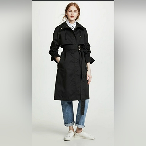 Club Monaco Belted Trench Coat - Picture 3 of 8